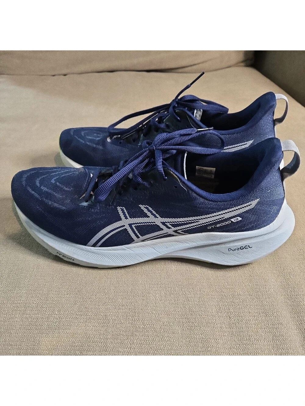 Asics Men's GT 2000 13 Blue Road Running Shoes Sneakers Size 10